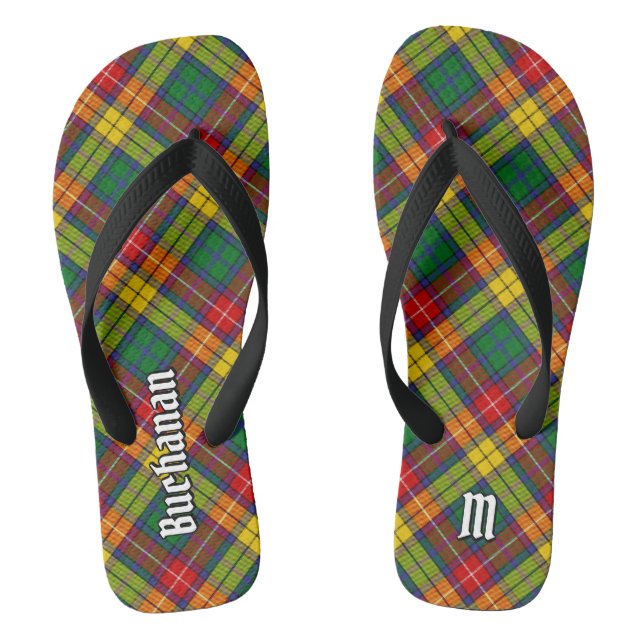 Clan Buchanan Tartan Jandals (Footbed)