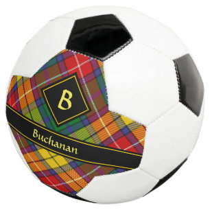 Clan Buchanan Tartan Soccer Ball