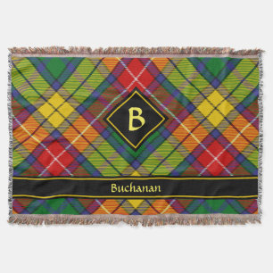 Clan Buchanan Tartan Throw Blanket