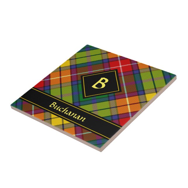 Clan Buchanan Tartan Tile (Side)