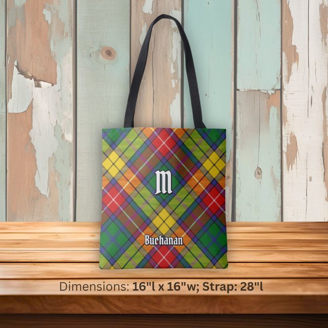 Clan Buchanan Tartan Tote Bag (Creator Uploaded)