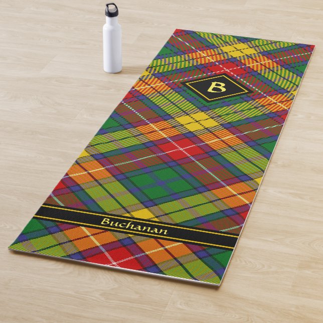 Clan Buchanan Tartan Yoga Mat (In Situ)