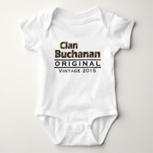 Clan Buchanan Vintage Customise Your Birthyear Baby Bodysuit