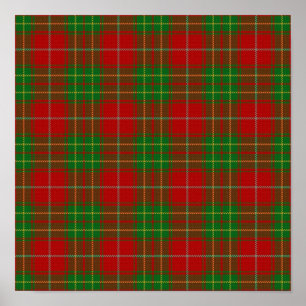 Clan Burnett Tartan - Digital Download Poster