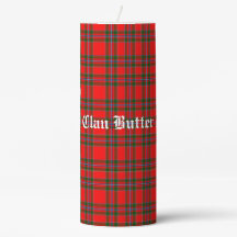 Clan Butter Tartan and Custom Text  