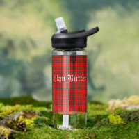 Clan Butter Tartan and Custom Text  