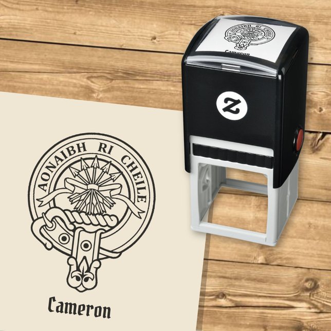 Clan Cameron Crest Self-inking Stamp (Creator Uploaded)