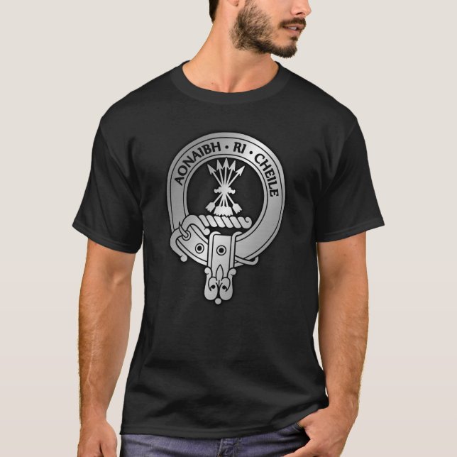 Clan Cameron Crest T-Shirt (Front)