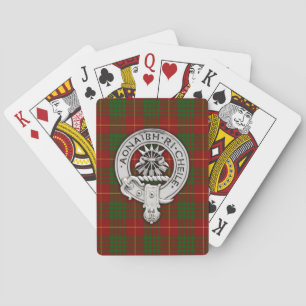 Clan Cameron Crest & Tartan Playing Cards