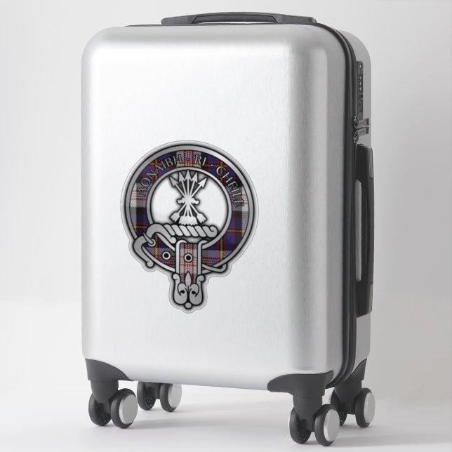 Clan Cameron Erracht Dress Tartan Crest Sticker (Suitcase)