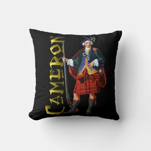 Clan Cameron Highland Dream Cushion (Front)