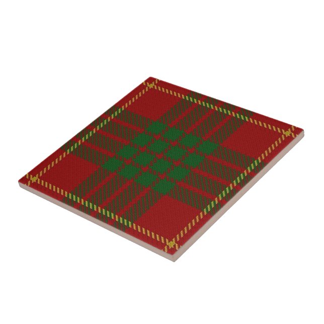 Clan Cameron Scottish Expressions Tartan Tile (Side)