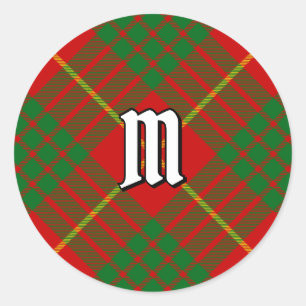 Clan Cameron Tartan Classic Round Sticker