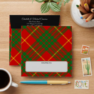 Clan Cameron Tartan Envelope