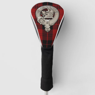 Clan Campbell Crest & Armaddie Tartan Golf Head Cover