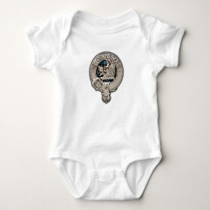 Clan Campbell Crest & Dress Tartan Baby Bodysuit