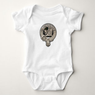 Clan Campbell Crest & Tartan Baby Bodysuit