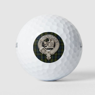 Clan Campbell Crest & Tartan Golf Balls