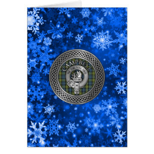Clan Campbell Crest & Tartan Knot