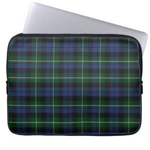 Clan Campbell Tartan Plaid Laptop Cover