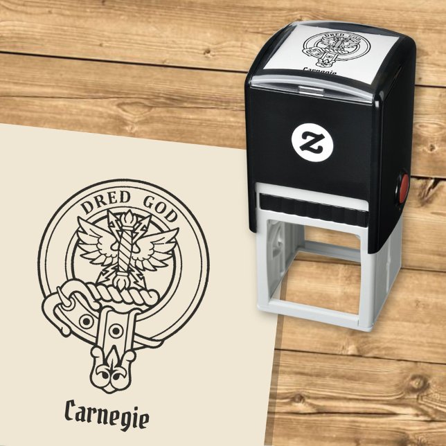 Clan Carnegie Crest Self-inking Stamp (Creator Uploaded)