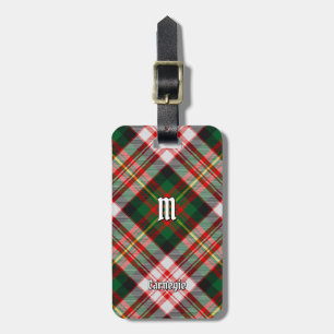 Clan Carnegie Dress Tartan Luggage Tag