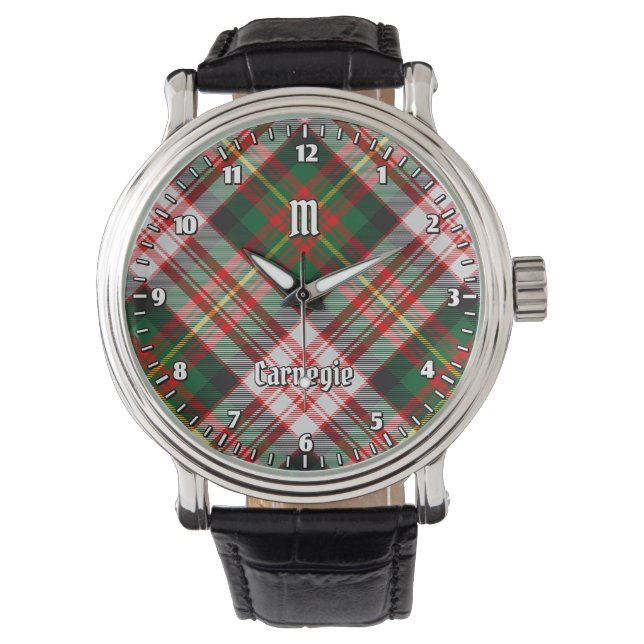 Clan Carnegie Dress Tartan Watch (Front)