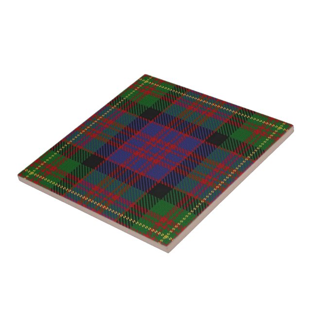 Clan Carnegie Scottish Expressions Tartan Tile (Side)