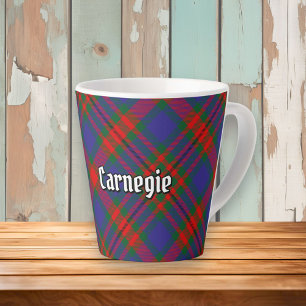 Clan Carnegie Tartan Latte Mug
