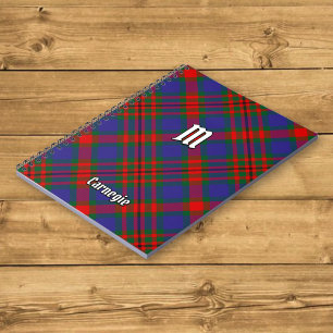 Clan Carnegie Tartan Notebook