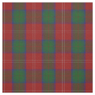 Clan Chisholm Scottish Tartan Plaid Fabric