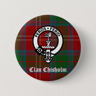 Clan Chisholm Tartan & Crest Badge
