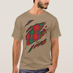 Clan Chisholm Tartan Plaid Effects T-Shirt
