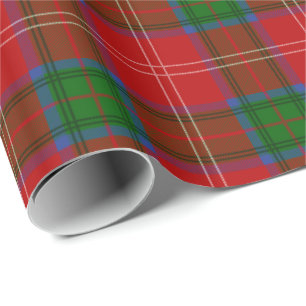 Clan Chisholm Tartan Plaid Pattern Wrapping Paper