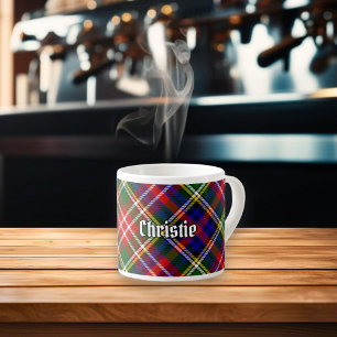 Clan Christie Tartan Espresso Cup