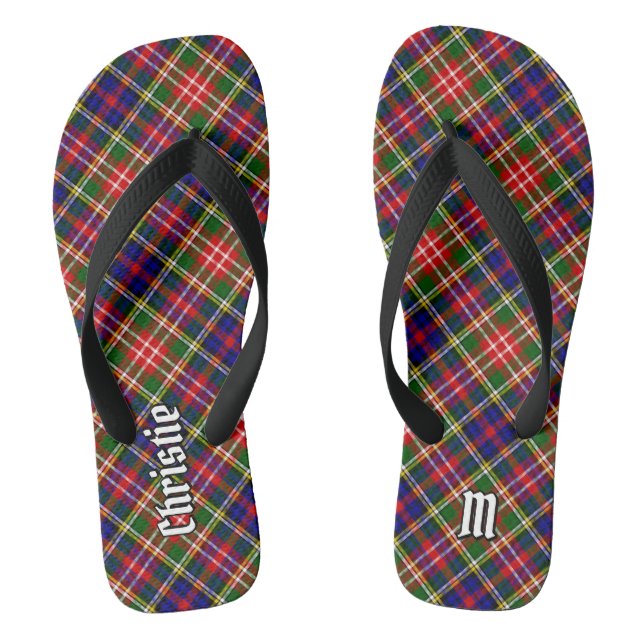 Clan Christie Tartan Jandals (Footbed)
