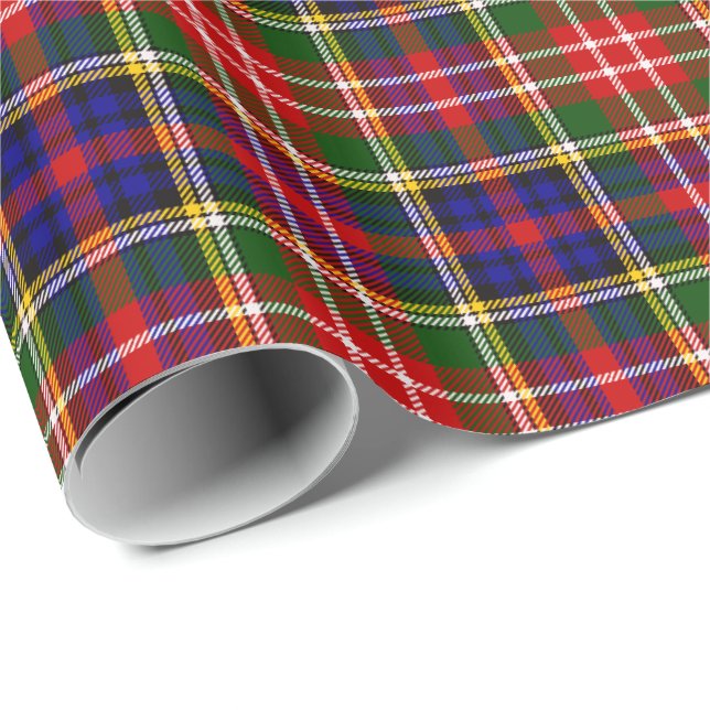 Clan Christie Tartan Plaid Pattern Wrapping Paper (Roll Corner)
