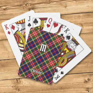 Clan Christie Tartan Playing Cards