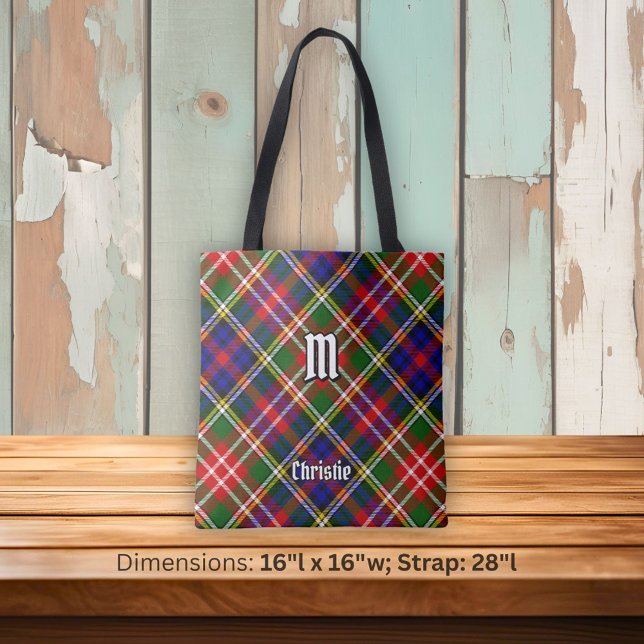 Clan Christie Tartan Tote Bag (Creator Uploaded)