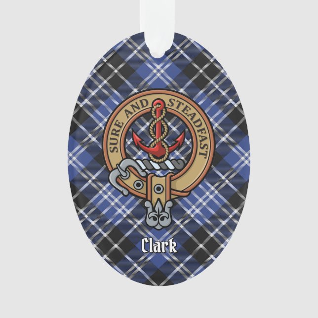 Clan Clark Crest Ornament (Front)