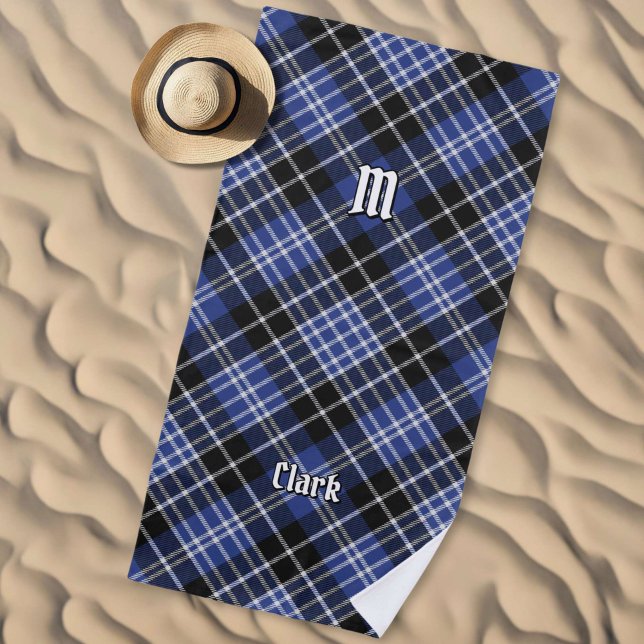 Clan Clark Tartan Beach Towel (Creator Uploaded)