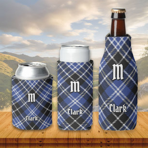 Clan Clark Tartan Can Cooler