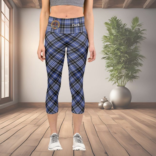Clan Clark Tartan Capri Leggings (Creator Uploaded)