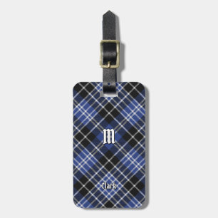 Clan Clark Tartan Luggage Tag