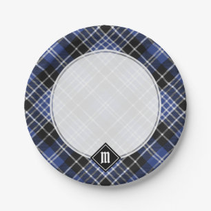 Clan Clark Tartan Paper Plate