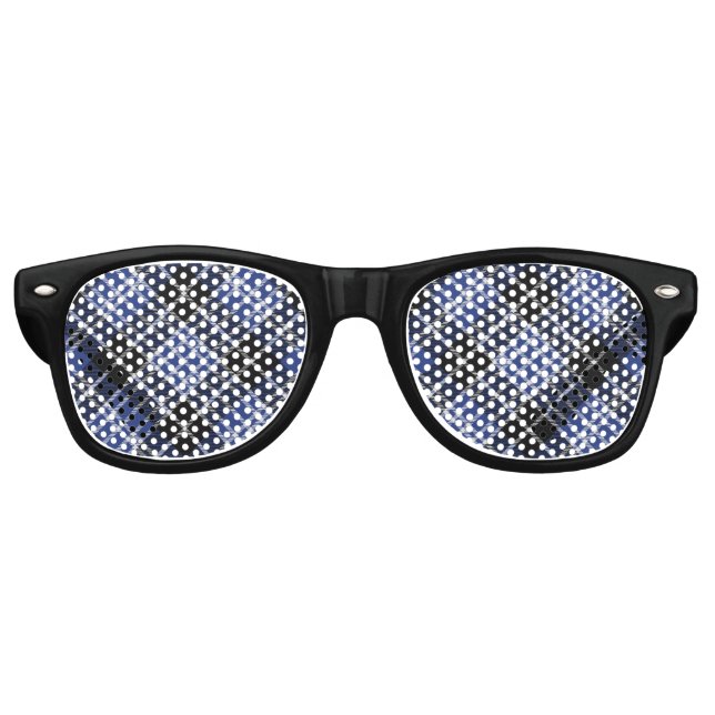 Clan Clark Tartan Retro Sunglasses (Front)