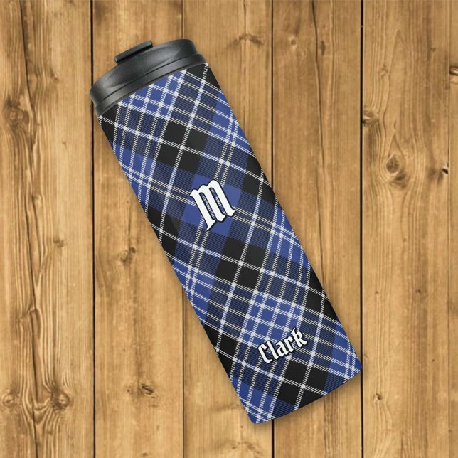 Clan Clark Tartan Thermal Tumbler (Creator Uploaded)