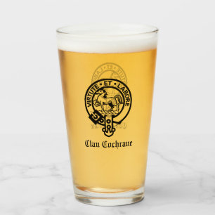Clan Cochrane Crest Badge Glass
