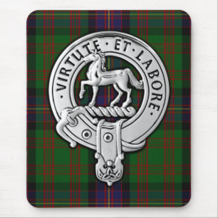 Clan Cochrane Crest & Tartan Mouse Pad