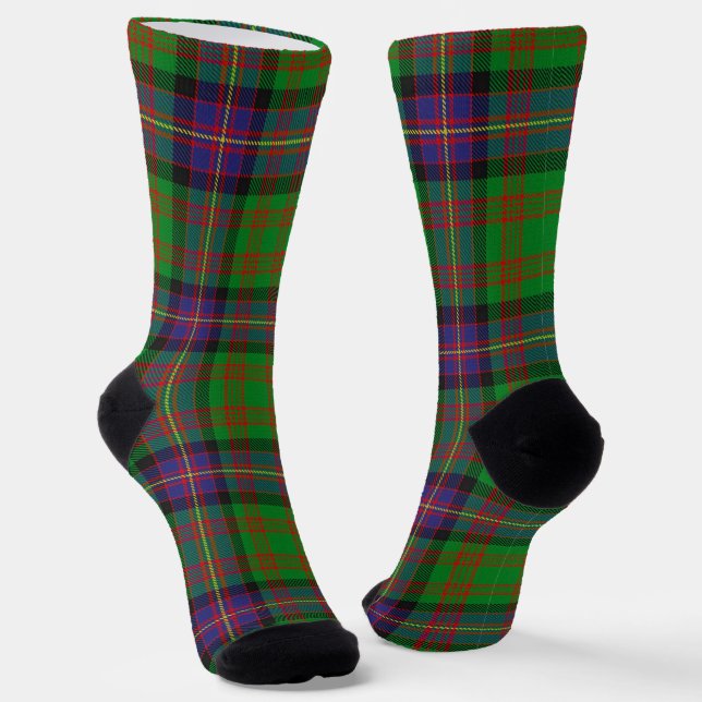 Clan Cochrane Tartan  Socks (Angled)
